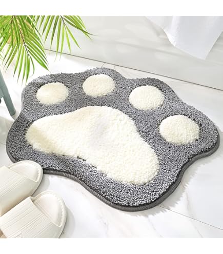 Tappetino da bagno a forma di gattino, grazioso tappeto da bagno