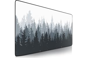 Sidorenko Gamingowa podkładka pod mysz XXL, duża podkładka pod mysz, 900 x 400 mm, antypoślizgowa podkładka na biurko do biura, z krawędziami bez frędzli, precyzyjna i trwała