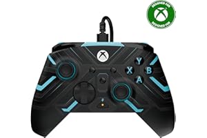 Turtle Beach Rematch Advanced Titan Steel Wired Gaming Controller for Xbox and PC – Glow, Officially Licensed by Xbox, Remappable Buttons, Hall-Effect Hair Triggers, 8ft Cable