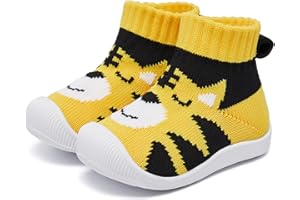 MORENDL Lauflernschuhe Jungen Mädchen rutschfeste Kleinkind Hausschuhe Babyschuhe Unisex Baby Slipper
