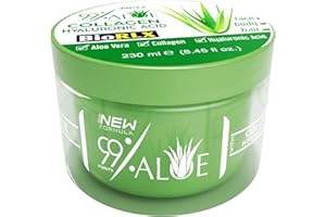 BioRLX 99% Aloe Vera Gel with Collagen and Hyaluronic Acid (Jar, 8.5 fl.oz)