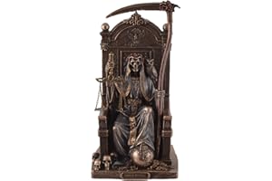 VOGLER Joh. Vogler GmbH Santa Muerte na tronie z kosą i wagą - brązowana/kolorowana przez Veronese