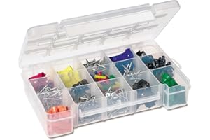 Akro-Mils Plastic Parts Storage Case for Hardware and Craft