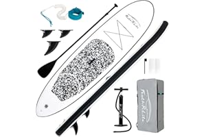 FEATH-R-LITE 10' &11' Inflatable Ultra-Light Stand Up Paddle Board for All Skill Levels Included with SUP, Adj Paddle, Pump, Backpack, Leash
