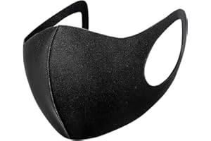 GENERIC Pack of 4, Ice Silk Cotton Unisex Reusable Face Mask Protection Washable Facial Skin Mouth Nose Shield Breathable Anti Smoke Pollution Bike Motorcycle Sport