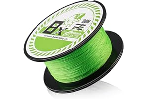 TABKSOLA Filo Trecciato da Pesca 8 Fili, Linea Flessibile da 36 Libbre, Corda