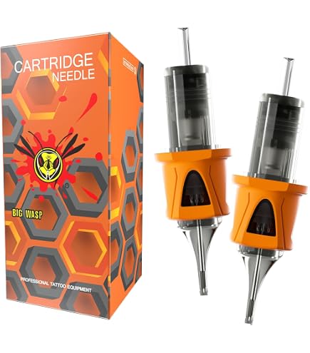 BIGWASP Professional Disposable Tattoo Needle Cartridge 3 Round