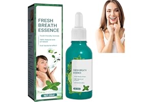 KOAHDE Goutte de Bouche à la Menthe Douce,Gouttes Rafraîchissantes Naturelles,Essence de Soin Buccal à la Menthe Fraîche,Rianpesn Essence Haleine Fraîche,Essence Soin Buccal,Gel pour Nettoyer Dents