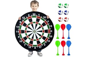 YJSDDNTY 66cm Unilaterale Bersaglio per freccette per bambini,giocattolo pieghevole con,gioco di lancio, Per giochi di festa all'interno/all'aperto, giochi interattivi per genitori e figli