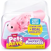 سلسلة Zuru Pets Alive Swimming Axolotl -1 لون عشوائي