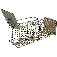 Krisah ® Rat/Mouse/Rodent Trap Cage Rustic Copper (1, Medium/20.5 X 8 X 8 cm)