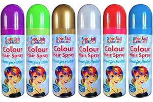 GENERIC Temporary Colour Hair Spray Wash Out Party Fancy Dress Up Hairspray 200ml Can - Blue