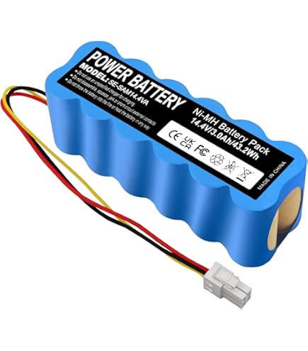 Batteria Ricaricabile Per Kärcher Robocleaner RC3000, RC4000 - 2000mAh, 6V, NiMH, Confezione Da 2 - Foto 12