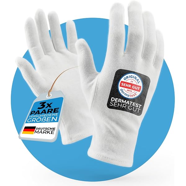 24 Stück Hygonorm Baumwollhandschuhe Cuff Long, Packung, natur, 8/M, L: 30cm, Baumwollhandschuhe, Textilhandschuhe, Stoffhandschuhe bei Günstiger Preis