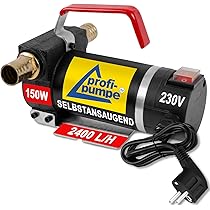 Zipper Elektrische Diesel- En Stookoliepomp 230 V 2400 L/h Met Geaarde Stekker Met Telwerk