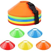 Licsaliwe Anelli Di Hopscotch, Cerchi Di Plastica Multicolore Da 10 Pezzi Con Connettori Per Le Abilità Motorie Per Esterni