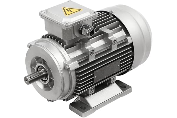OUBUBY Elektromotor 380 V 1,5 kW 3-fas E-motor trefasströmsmotor i aluminium 1425 varv/min Strömstyrka 3,7 A, energisparmotor för fläktar pumpar kraftmaskiner kompressorer, axel 19mm