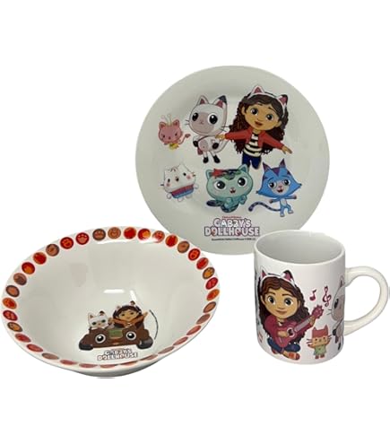 P:os 33711088 Frühstücksset Cars, 3-teiliges Geschirrset mit Teller, Schüssel und Becher, Kindergeschirr aus Kunststoff, spülmaschinenfest/mikrowellengeeignet ab 15,99 € (März 2026