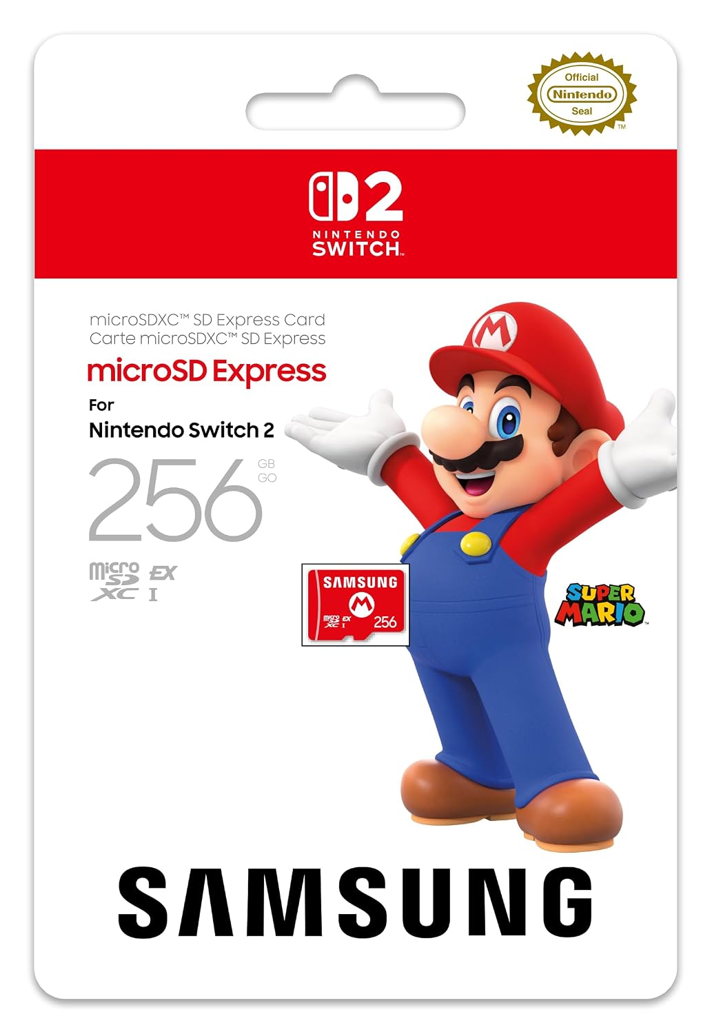 Nintendo SanDisk 256 GB Micro SD Express geheugenkaart