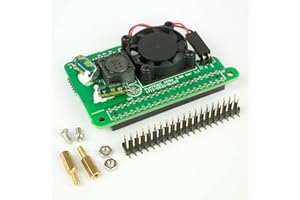 DSLRKIT 5V 3A PoE HAT for Raspberry Pi 4B 3B+ 3B Plus 802.3at PoE+ with Cooling Fan