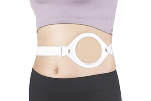 WLXW Ceinture Élastique pour Hernie de Stomie pour Poche de Stomie Après Une Colostomie Prévention des Hernies Parastomales (Taille27.5-46.5")