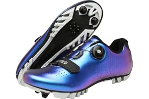 Unisex Cykelskor, Mountainbikeskor För Män Och Damer, Pro MTB Outdoor Sneakers Kompatibla Med Alla SPD, Unisex Cykelsko Med Quick-Rotate Lace System