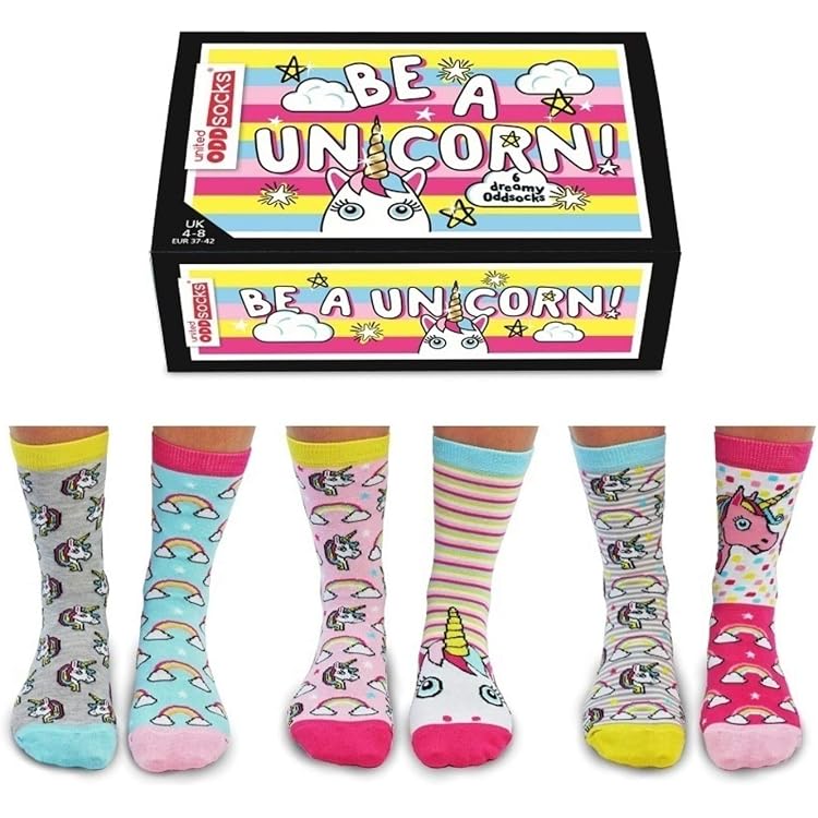 United Oddsocks - The Hotheads - Lot De 6 Chaussettes Dépareillées Fun Pour Femme - Taille UK 4-8 EUR 37-42