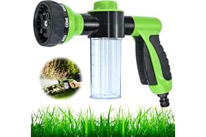 Hombasing Pistolet Arrosage Jardin, Douchette de Jardin pour la Tuyau Arrosage, Semi-Automatique Pistolet Pour Laveuse à Haute Pression 2 en 1 - Parfait pour Fleurs, Voitures et Animaux de Compagnie