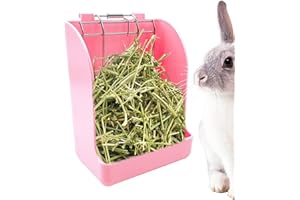 Vigcebit Hay Holder For Rabbits - Grass Holder for Bunny | Food Feeding Rack Bunny Hay Holder, Pet -Feeding Dispenser for Small Animals, Feeder Bowls Cage Accessories