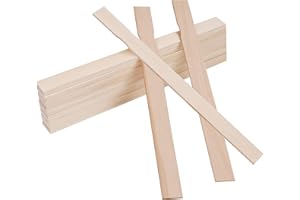 BELLE VOUS Baton en Bois Mélangeur de Peinture (Lot de 25) - 30 x 2,4 cm - Battonets Bois Loisir Creatif et pour Mélanger Les Peintures, Silicones & Résines - Marque-Page, Déco Maison/Jardin