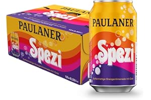 ‎PAULANER BRAUEREI Paulaner Spezi Erfrischungsgetränk mit Cola und Orange EINWEG (12x0,33l)
