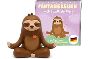 Tonies Figuras para Toniebox, Viaje de ensueño para niños: Hierro de fantasía con Perezoso Mo – 8 Lugares Especiales para Relajarse, audiolibro a Partir de 4 años, Tiempo de reproducción Aprox. 76