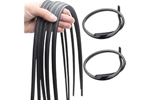 ZLXFT Gomme D'essuie-glace, 2 Pièces Caoutchouc D'essuie-glace de Rechange,Gommes D'essuie-glace Découpables,Caoutchouc de Rechange