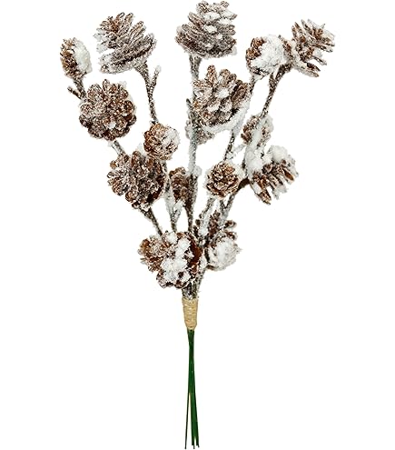 Juniper tak kunst groene decoratieve tak Kerst 39cm 6st