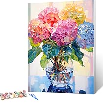 Peinture Par Numéro Bougimal Adulte – Kits 40x50cm, Toiles Roulées, Pinceaux Et Acryliques Inclus – Déco Maison Et Cadeau Créatif