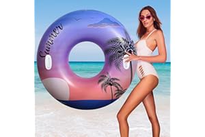 HeySplash Flotador Hinchable para Adultos, Colchoneta Grande para Piscina Playa Río, Flotadores Piscina Adultos Resistentes Juguetes Acuáticos Verano Vacaciones
