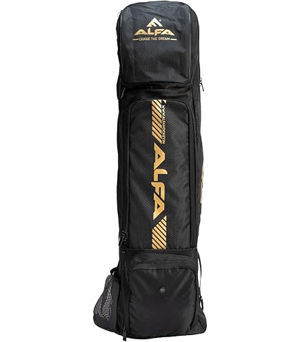 Buy A L F A Material Cyclone Hockey Stick Cum Kit Bag (Black White) Online at Low Prices in India