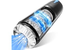 Elektrischer Masturbator Cup, Masturbieren für Männer mit 7 Saugmodi 7 Rotationsmodi, Blowjob Taschenmuschi Penis Stimulator 