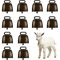 Alriedy Lot De 4 Cloches Anti-ours – Cloche De Vache Vintage