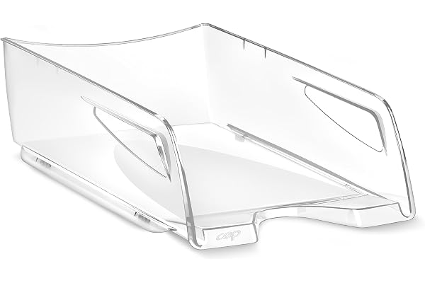 CEP Corbeille à courrier Pro Maxi Hauteur 11,5 cm Cristal