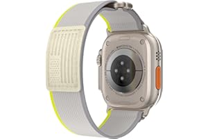 JHTSOLE Nylonowy pasek do zegarka do zegarka Apple Watch Ultra 2 SE 2, 49 mm, 45 mm, 44 mm, 42 mm, 41 mm, 40 mm, 38 mm, miękki, sportowy, zamienny pasek na nadgarstek, pasek na rzep do iWatch serii 9 8 7 6 5