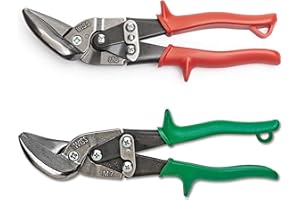 Crescent Wiss - Set di 2 cesoie per aviazione con offset MetalMaster, tra cui M6R e M7R - M6M7AMZ