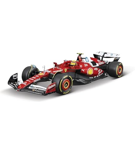 Mattel Hot Wheels RACING schaal 1/18 FERRARI F1 2001 MICHAEL