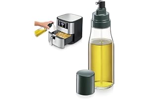 Tescoma 428652 Dosatore spray per friggitrice ad aria, per olio e aceto con beccuccio e nebulizzatore, 250 ml, linea GrandCHEF