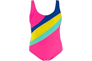 LAPHILO Disfraz de Baño Completo con Volantes para Niñas y Niñas con Cuello en V y Cruz Trasero Cod.2200