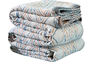 ‎HOORDRY HOORDRY Baumwolldecke Tagesdecke 150cmx 200cm Boho DeckeWohndecke Wendedecke Sofa Decke TV Decke zum Wohndecke für Couch Sofadecke Blanket für Bett Sofa Schlafzimmer Büro,Grau/Beige