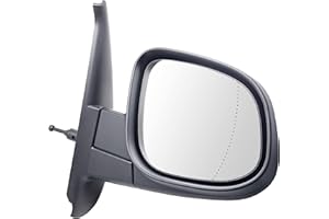 BSSTORE Außenspiegel für KANGOO von 2012 bis 2021 und CITAN W45 von 2012 Komplett (Rechts – Beifahrerseite)