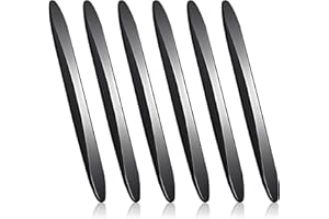 Yuiturt 6PCS Car Door Edge Protector, Car Door Bumper Protection Pads, Anti-Collision Waterproof Reused Repeatedly Silicone Protective Strip, Universal Door Guard Strips(Black)