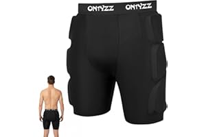 ONTYZZ Pantalon Protection 3D pour Protégeant Hanches Fesses et Coccyx Short de Protection Rembourré pour Skateboard Ski Snowboard Protections Corporelles