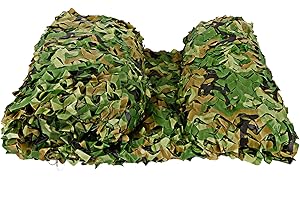 CHERIPOLI Tarnnetz 6X4m Camouflage Netz Jagd, Camouflage Netz Woodland Jagd, Hunter Net, Army Camo Net, für Garten,Camping, Jagd,Party